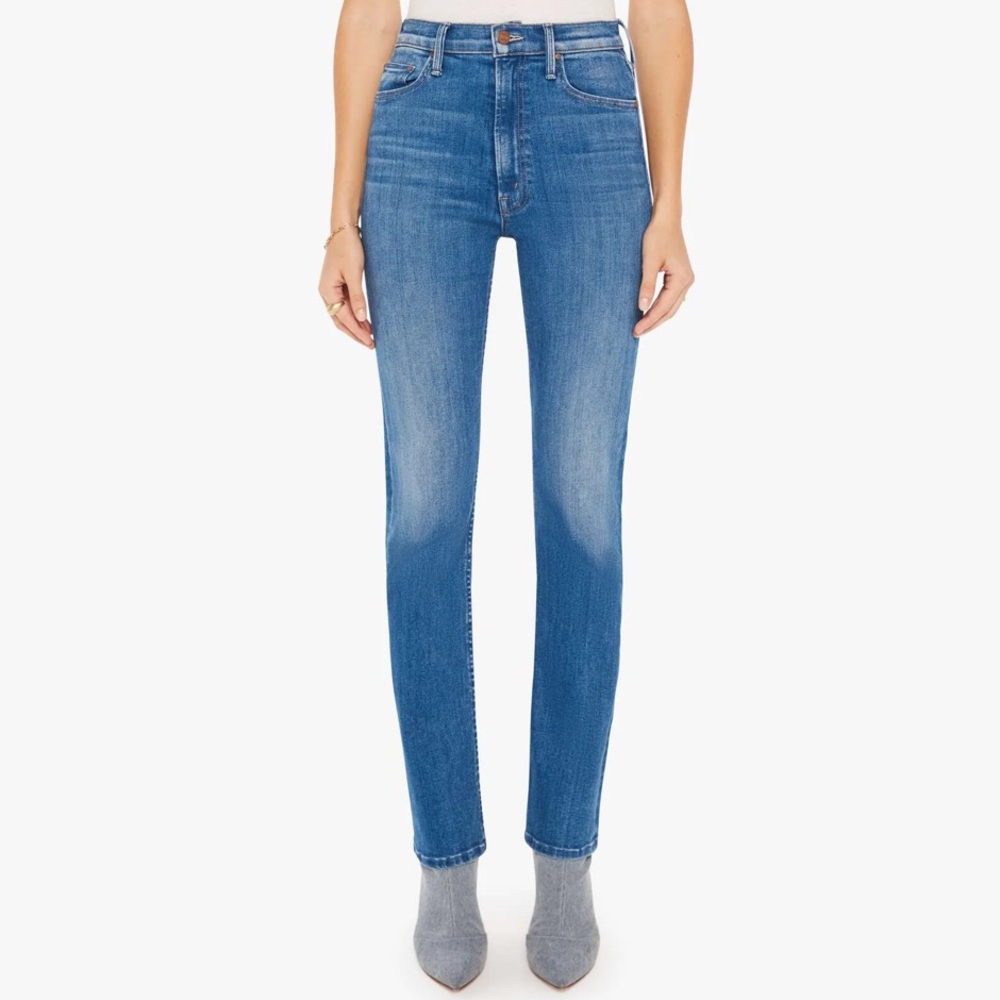 MOTHER Women's Straight Leg Jeans in Blue